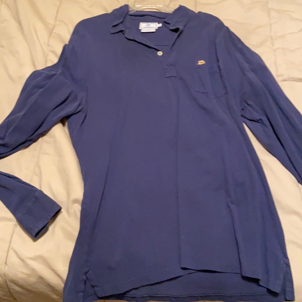 SOUTHERN TIDE Long sleeve polo XL